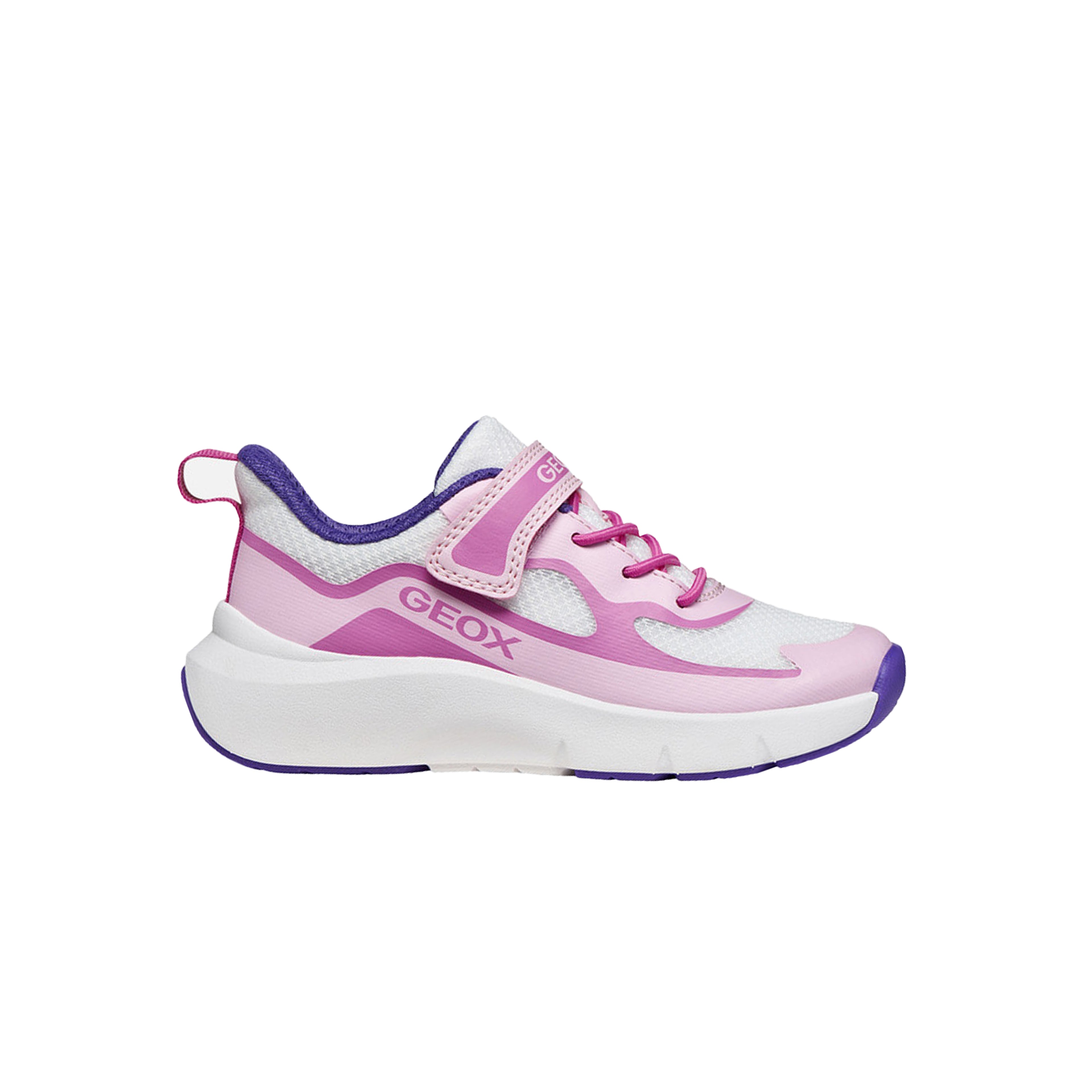 Geox - J Pro-Ran Girl (Pink/White)