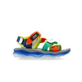 Flower Mountain - Nazca 2 Junior Sandal (Green Bottle-Orange-Azure)