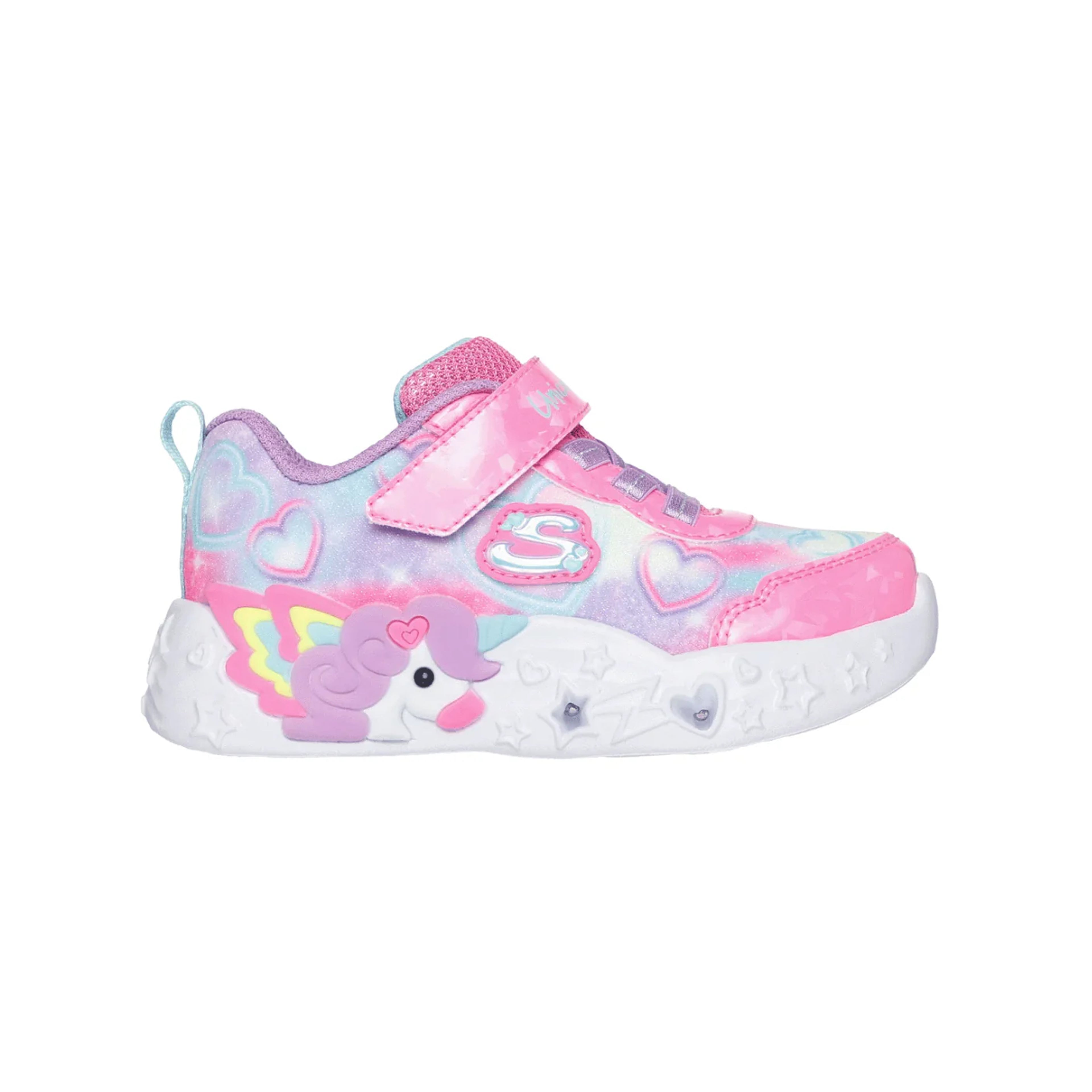 Skechers S-Lights: Unicorn Charmer - Lil Heart Sparkles