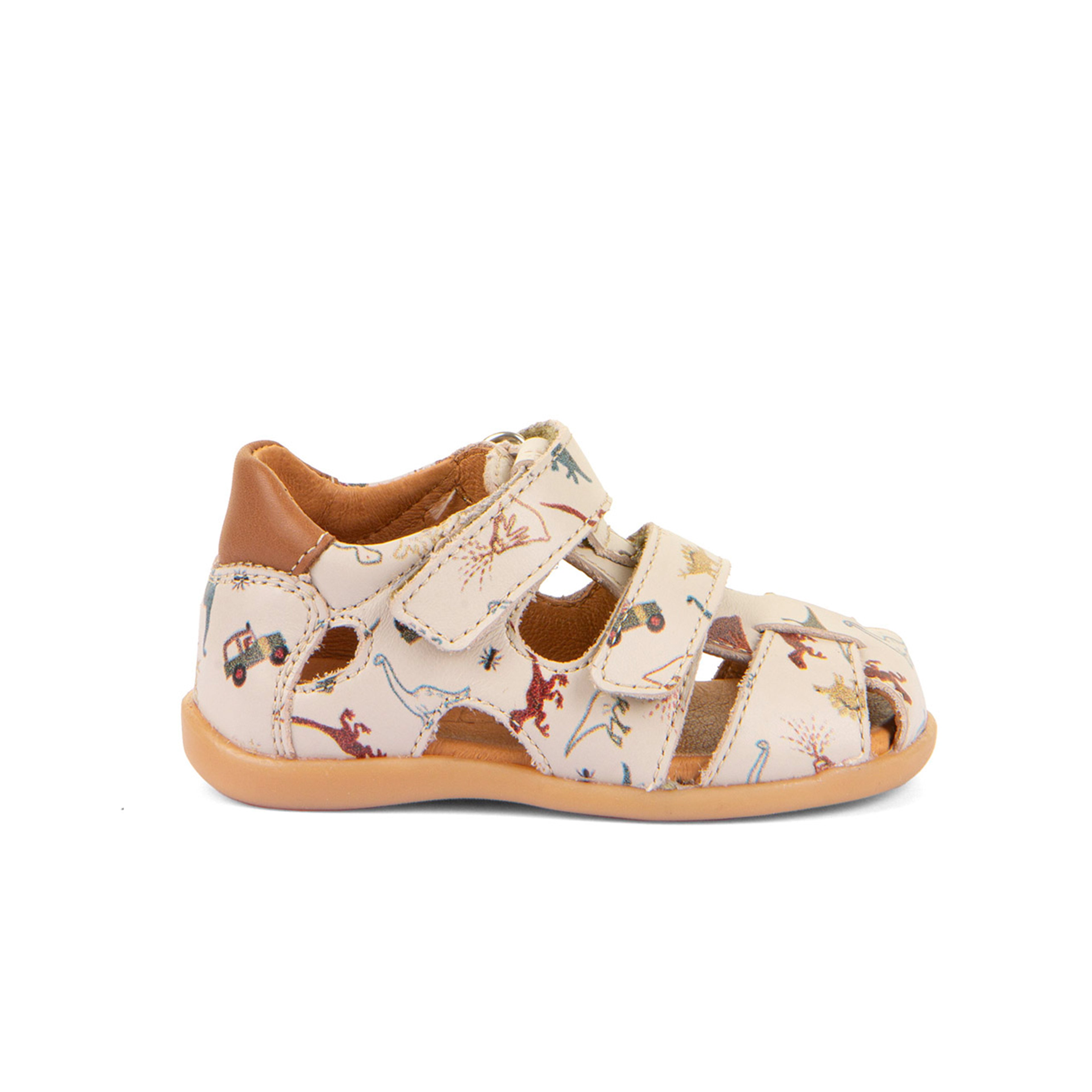 Froddo - Darren Sandal - Beige / Light Beige with a Dinosaur print