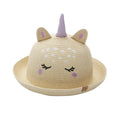 FlapJackKids - Kids Straw Hat - Unicorn