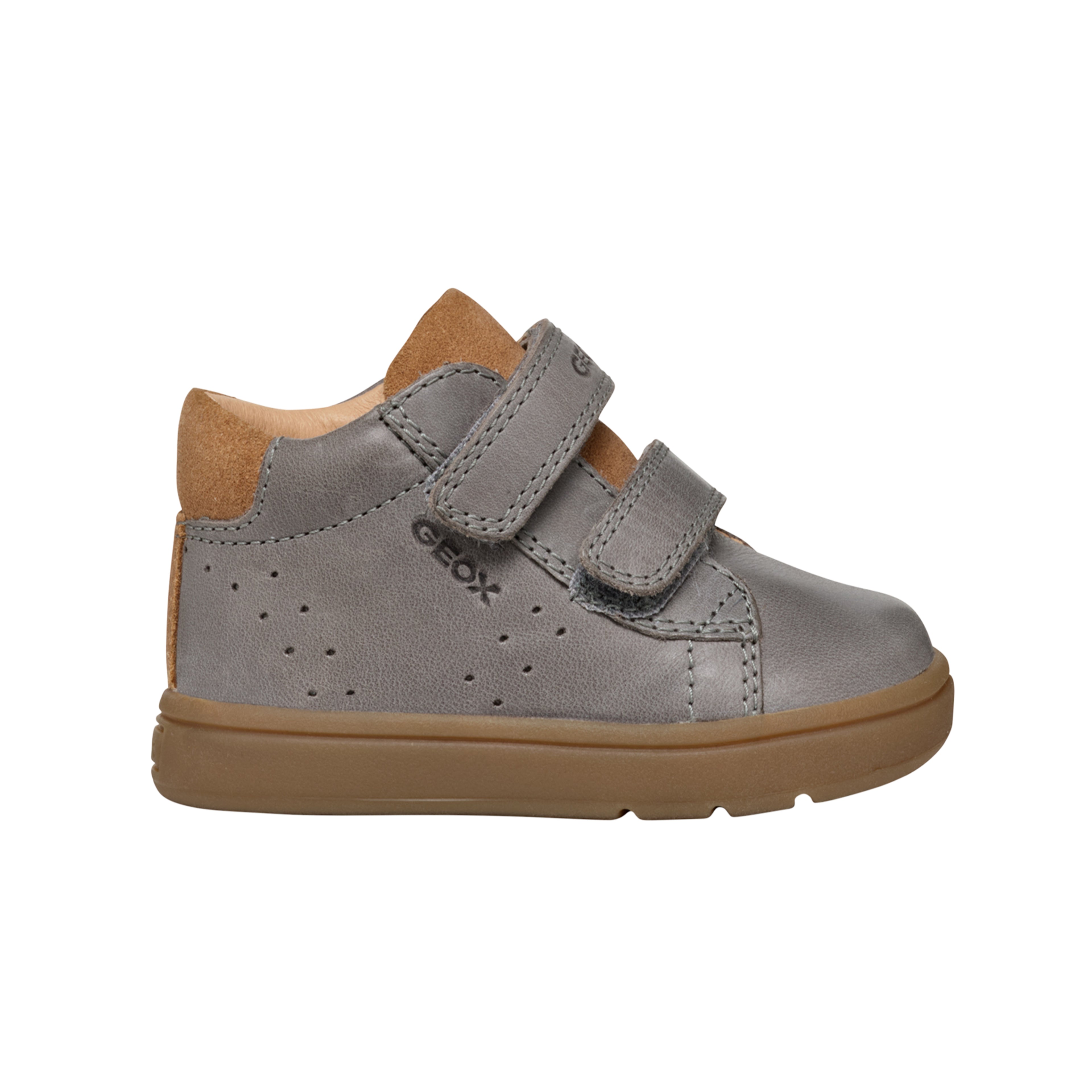 GEOX - Biglia  Velcro Shoes (Grey)