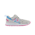New Balance - Kids' Fresh Foam 650v1 Bungee Lace with Top Strap (Summer Fog/Hi-Pink/Vibrant Sky)