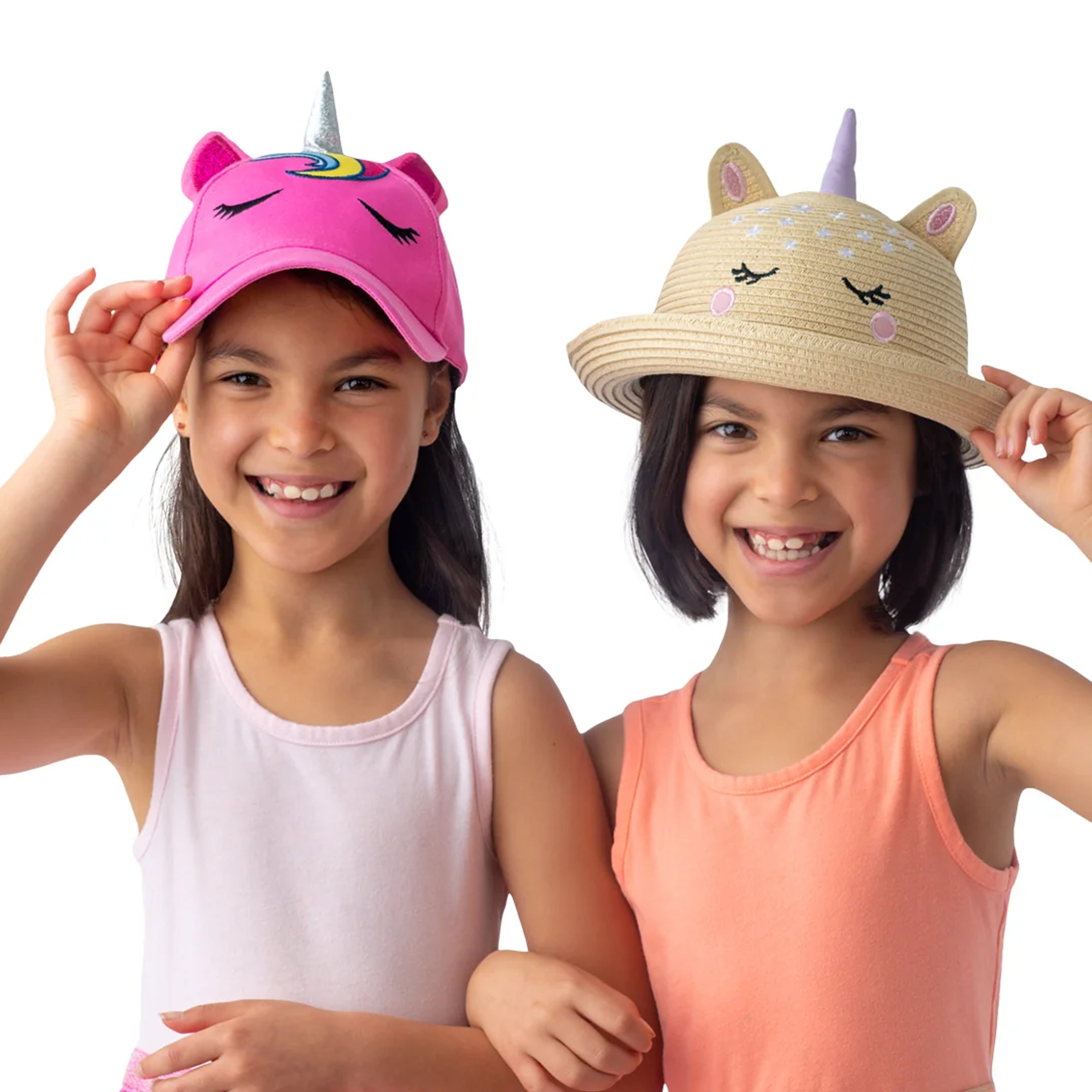 FlapJackKids - Kids Straw Hat - Unicorn
