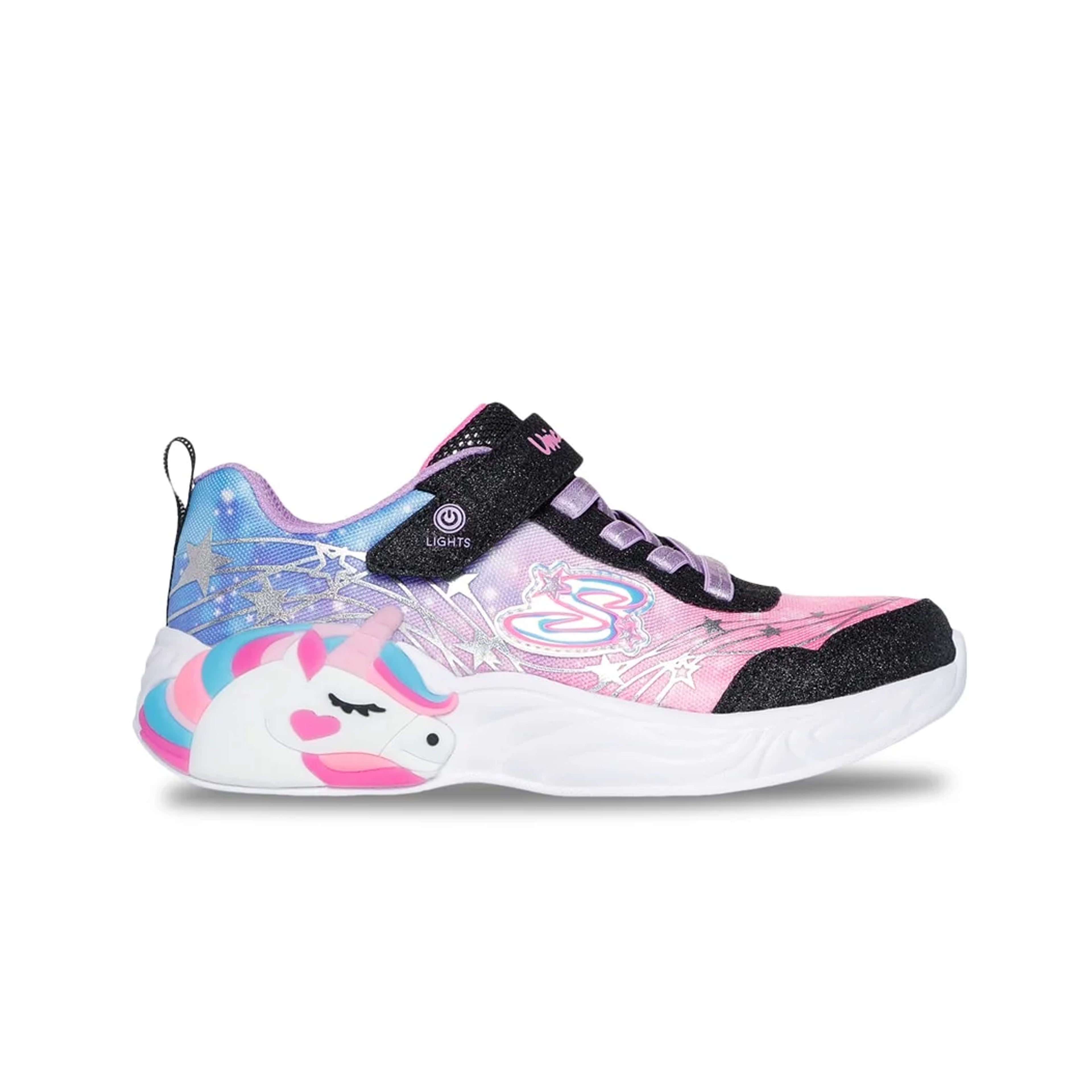 Skechers -  Youth Girls' S-Lights Unicorn Dreams Running Shoe