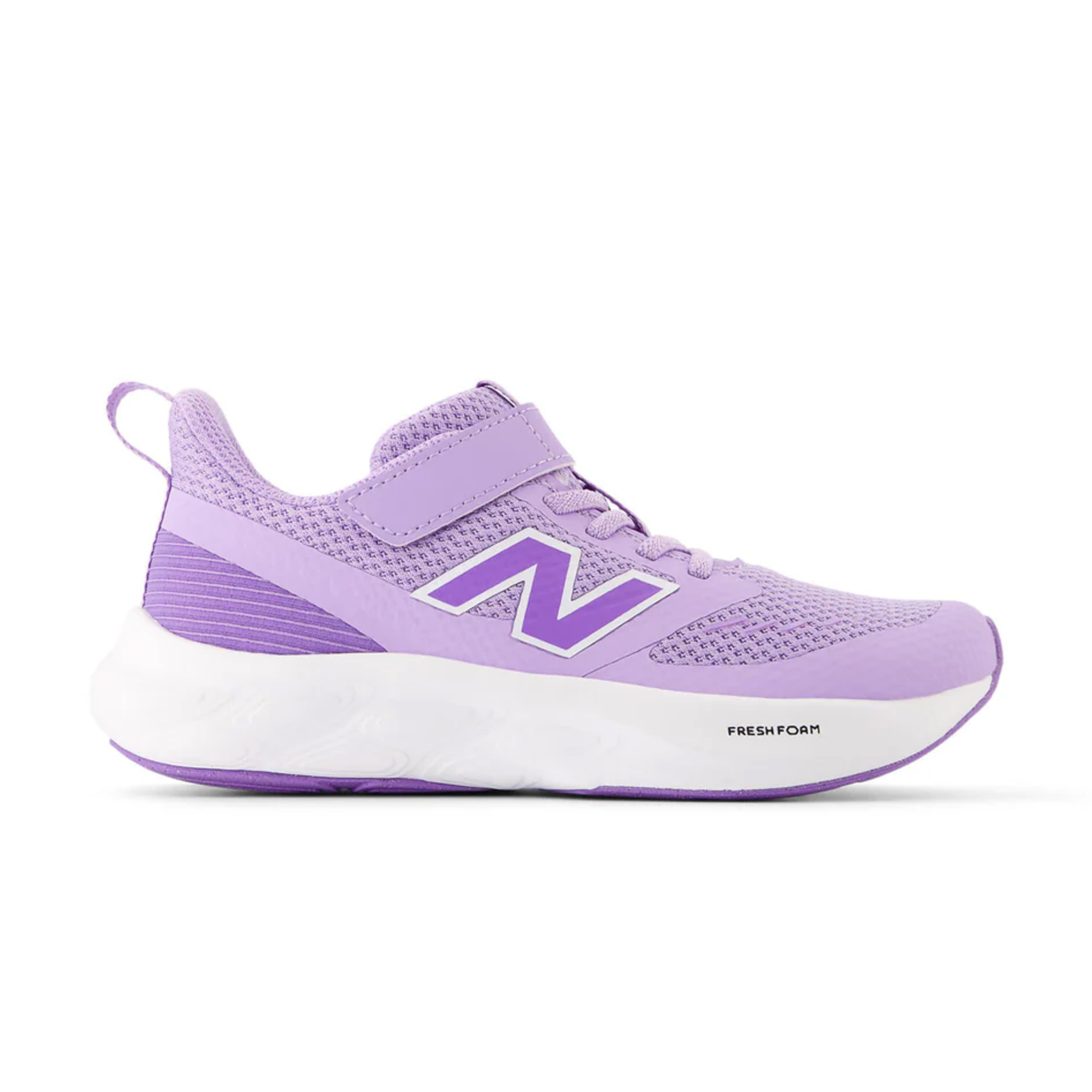 New Balance - Fresh Foam 625 Youth Bungee Lace Running Shoes With Top Strap - Violet Crush/Lilac