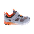 Tsukihoshi - STREAK Child Shoes (Gray/Orange)