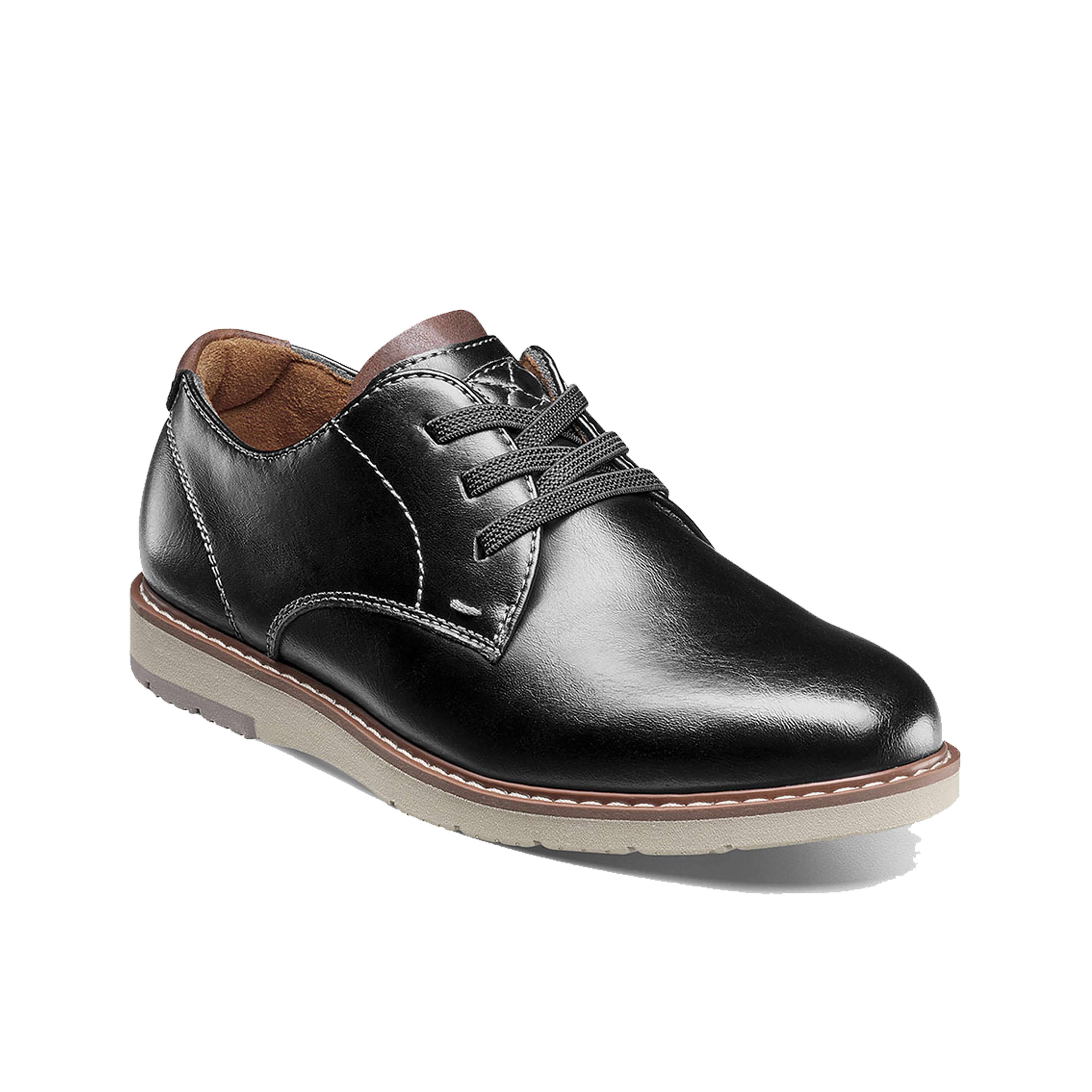Florsheim - Vibe Jr.  Boys Elastic Lace Plain Toe Oxford