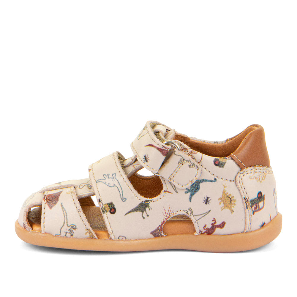 Froddo - Darren Sandal - Beige / Light Beige with a Dinosaur print