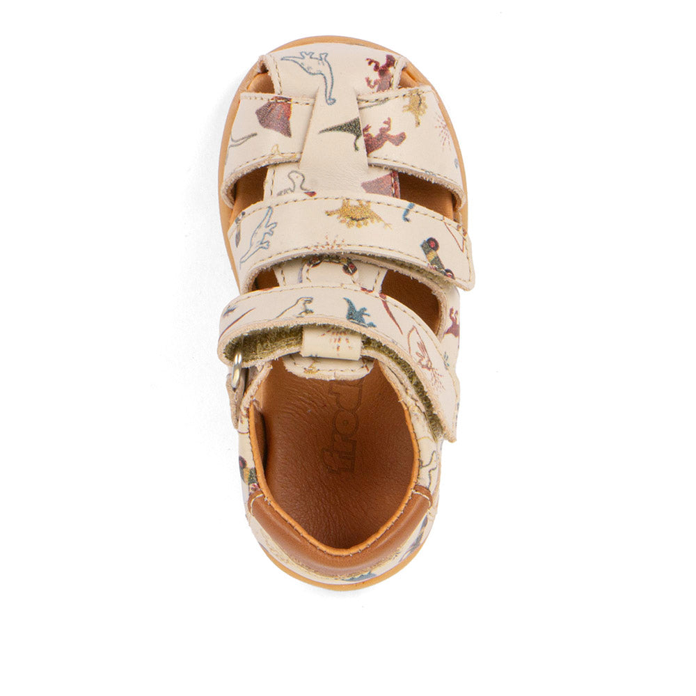 Froddo - Darren Sandal - Beige / Light Beige with a Dinosaur print