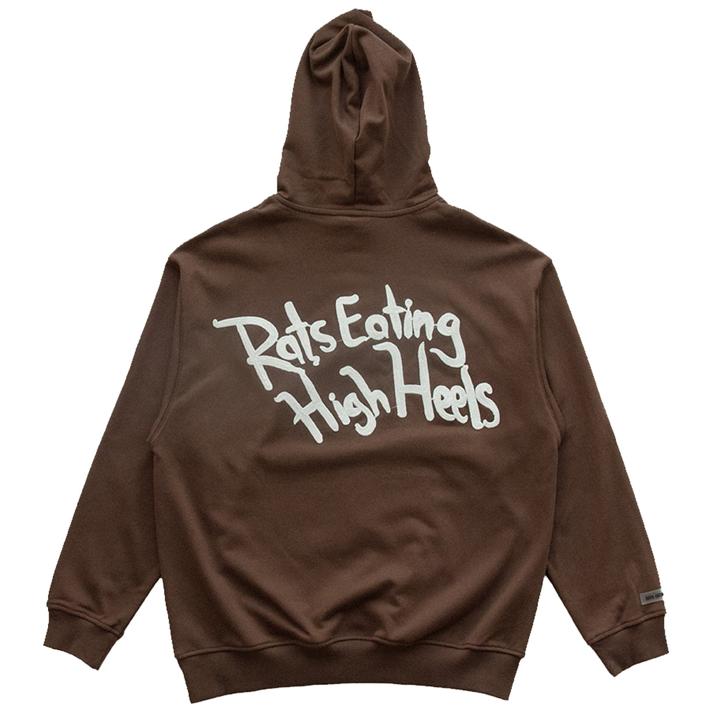 REHH - OVERSIZED REHH TM Hoodie [BROWN/WHITE]