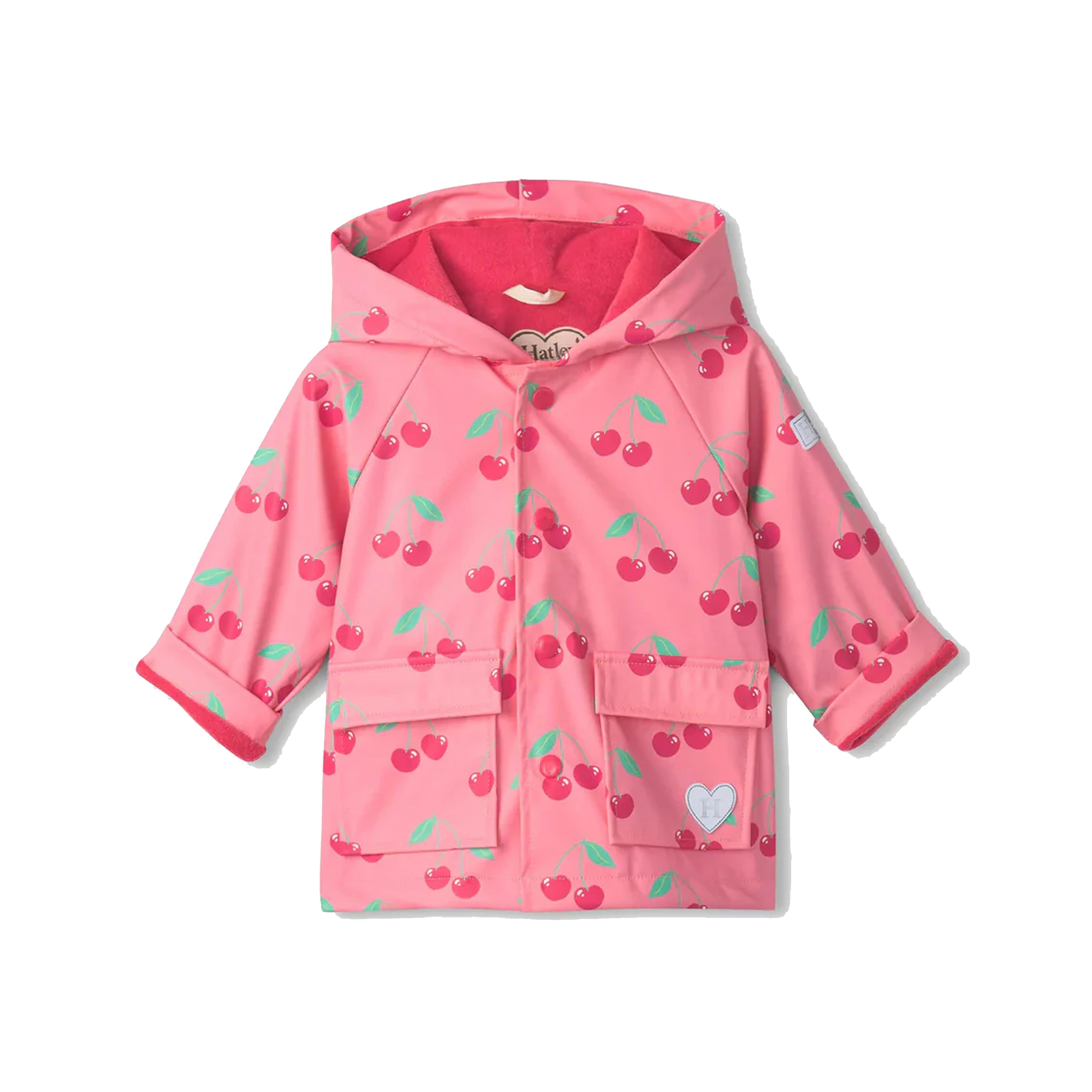 Hatley - Snap Raincoat Cherries