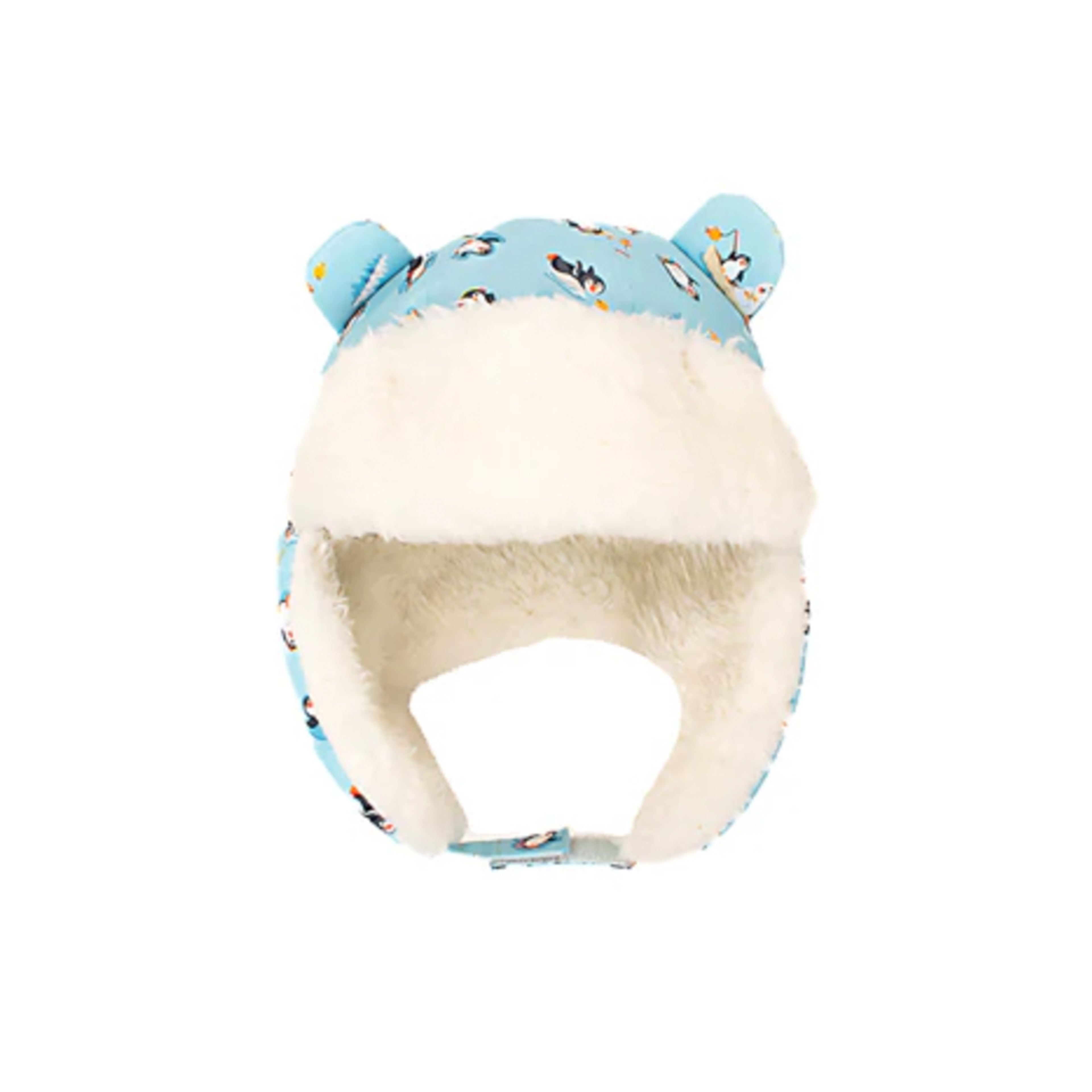 Flapjackkids - Kids & Baby Water Repellent Trapper Hat - Ice Fishing Penguin