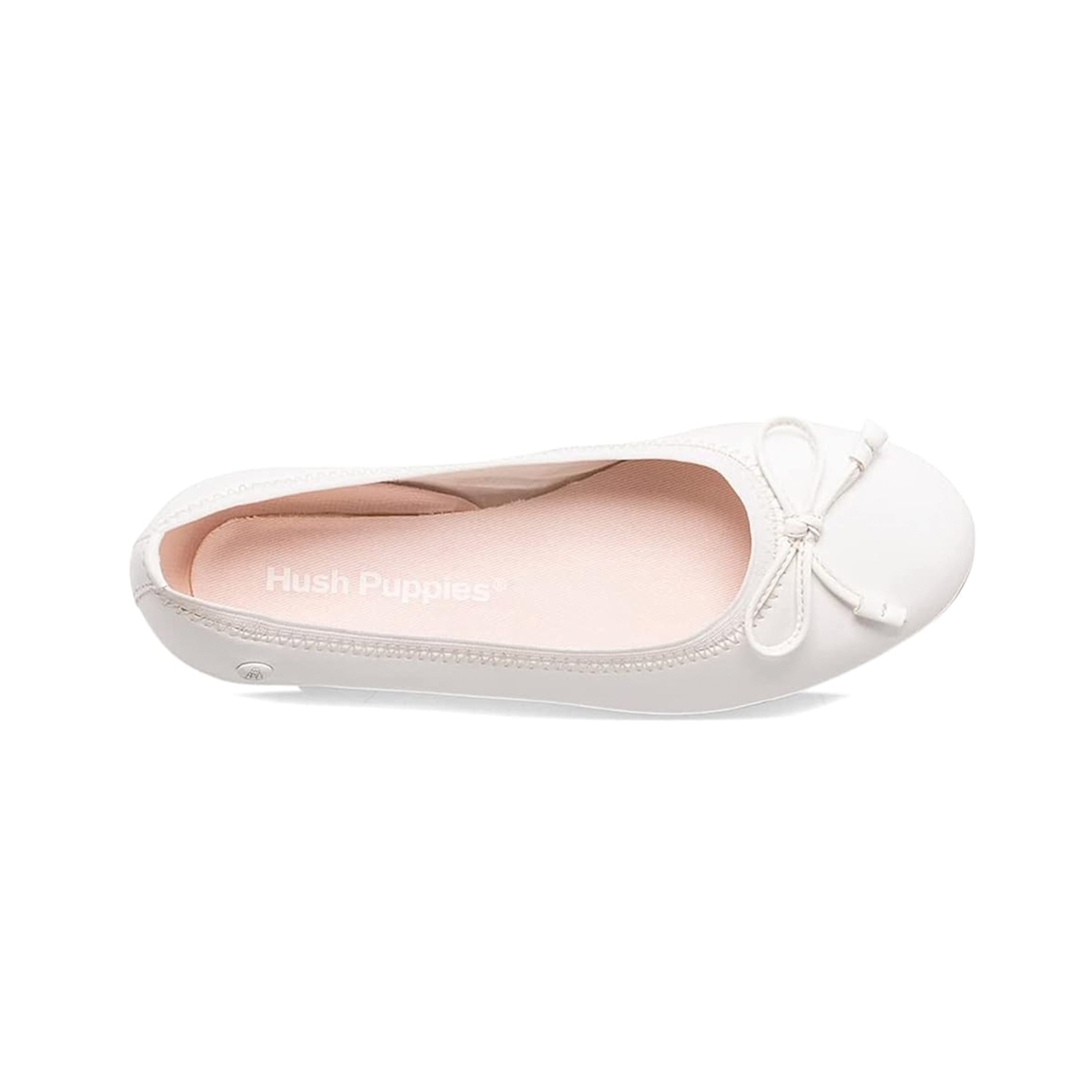 Hush Puppies - Kids Josie Flat White