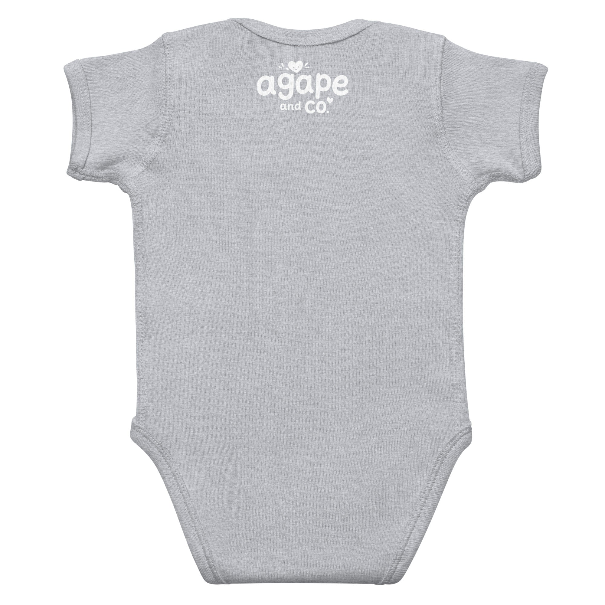 Agape and Co - Love (Greek)- Infant Bodysuit (Heather Grey